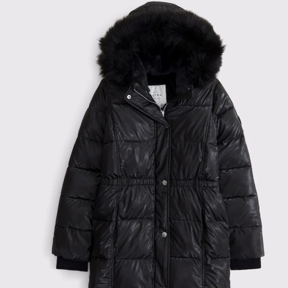 Abercrombie & Fitch girls Black Coat